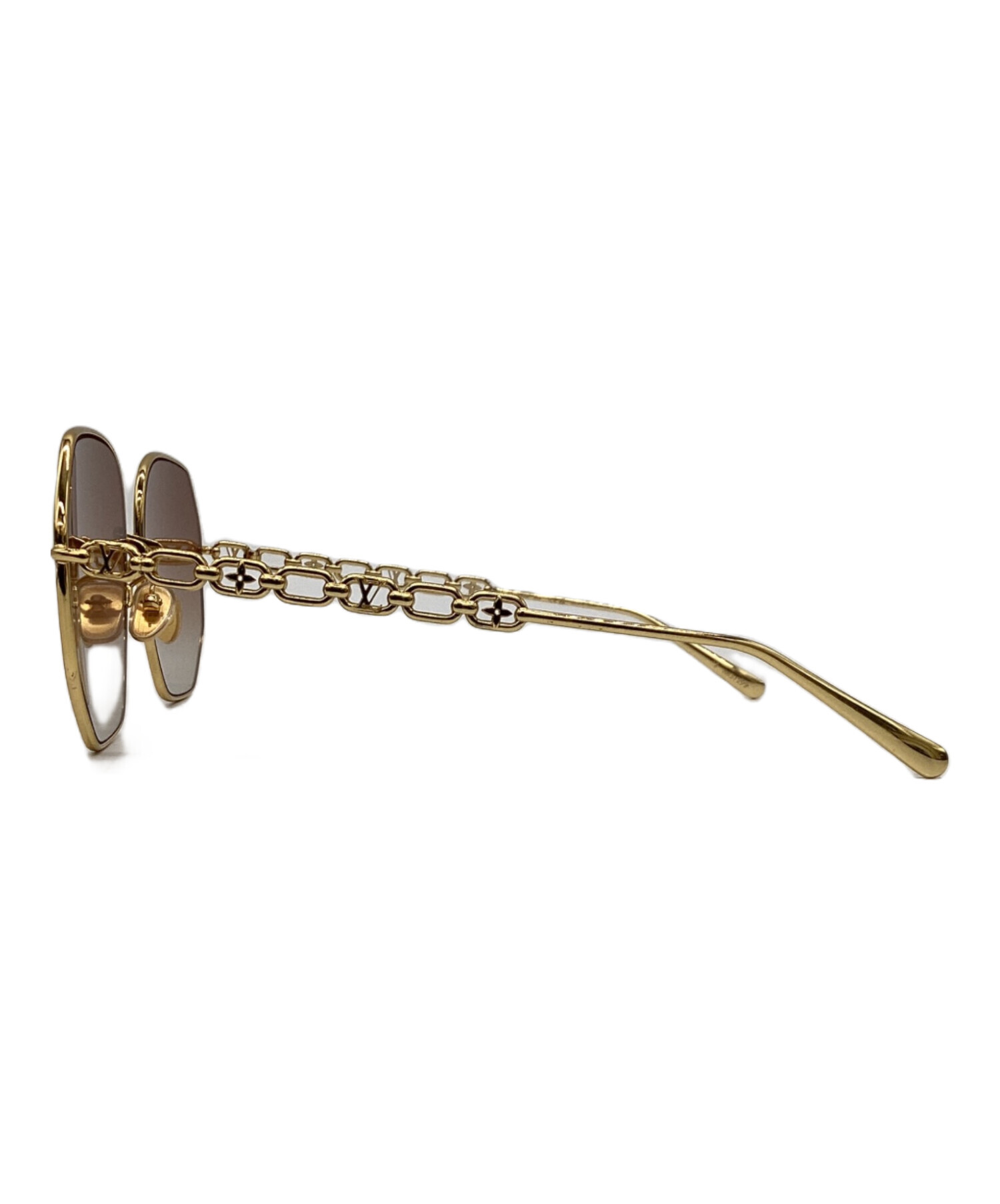 mira ルイヴィトン　サングラス　ブラウン 中古・古着通販】LOUIS VUITTON (ルイ ヴィトン) マイLV チェーン