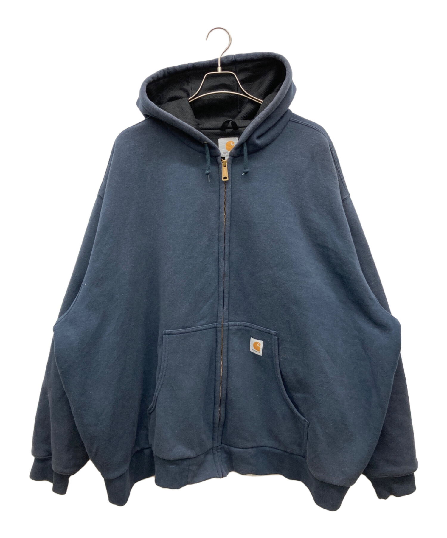 90s Carhartt ジップパーカー ネイビー フェード 茄子紺 カーハート パーカー ネイビー フェード ナス紺 - メルカリ