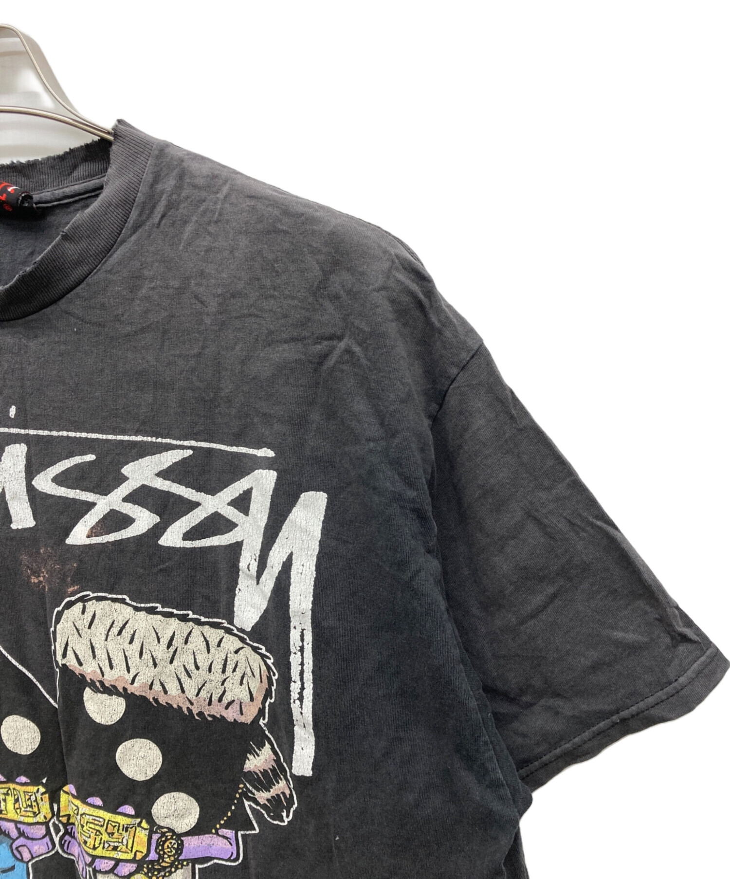 中古・古着通販】stussy (ステューシー) 00s プリントTシャツ ブラック 
