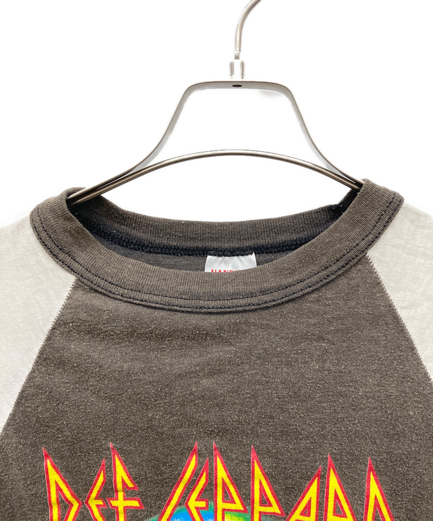 中古・古着通販】HANDTEX (ハンドテックス) 80sラグランバンドTシャツ