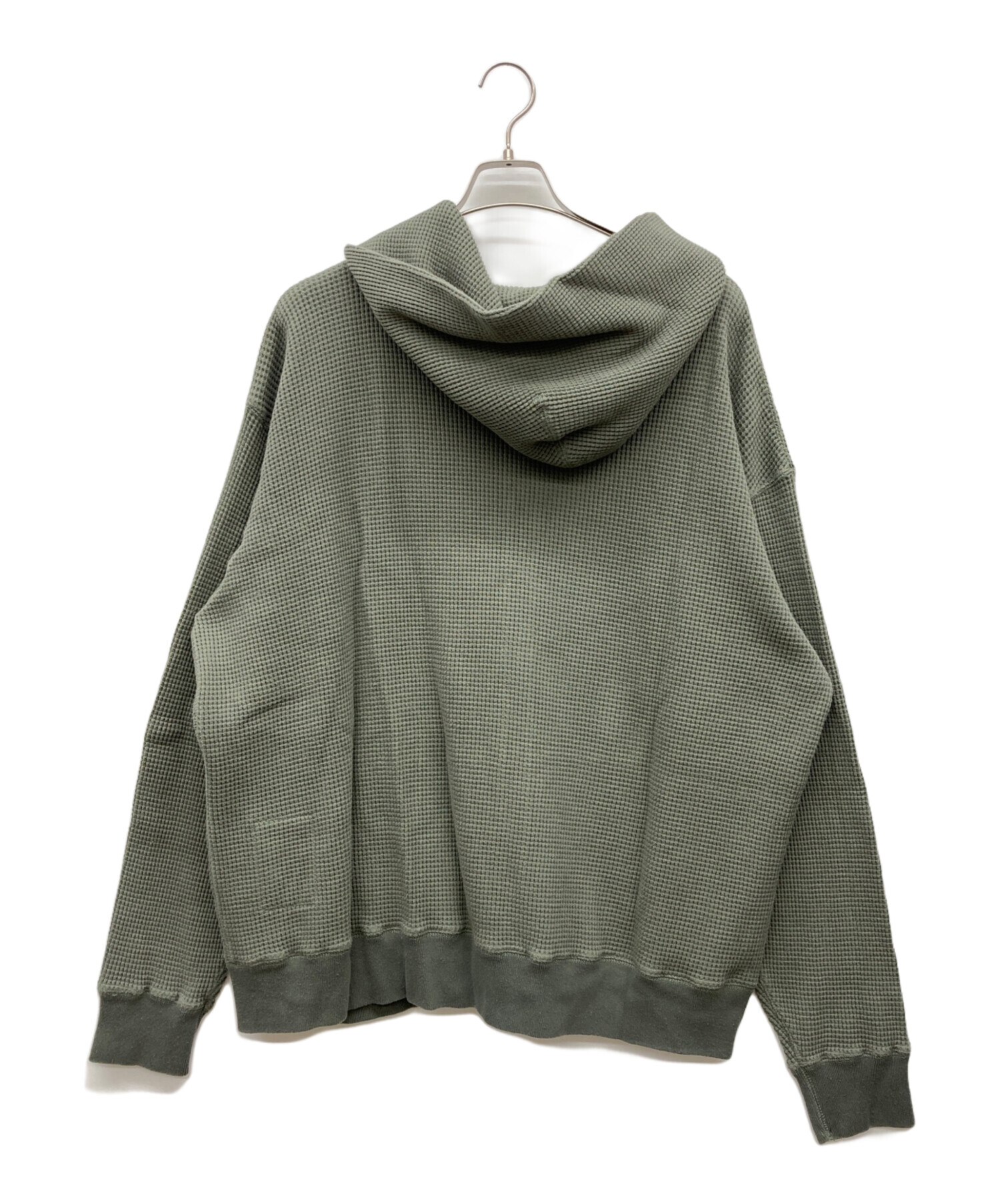 中古・古着通販】khakis (カーキス) FADED WAFFLE FULL ZIP HOODIE