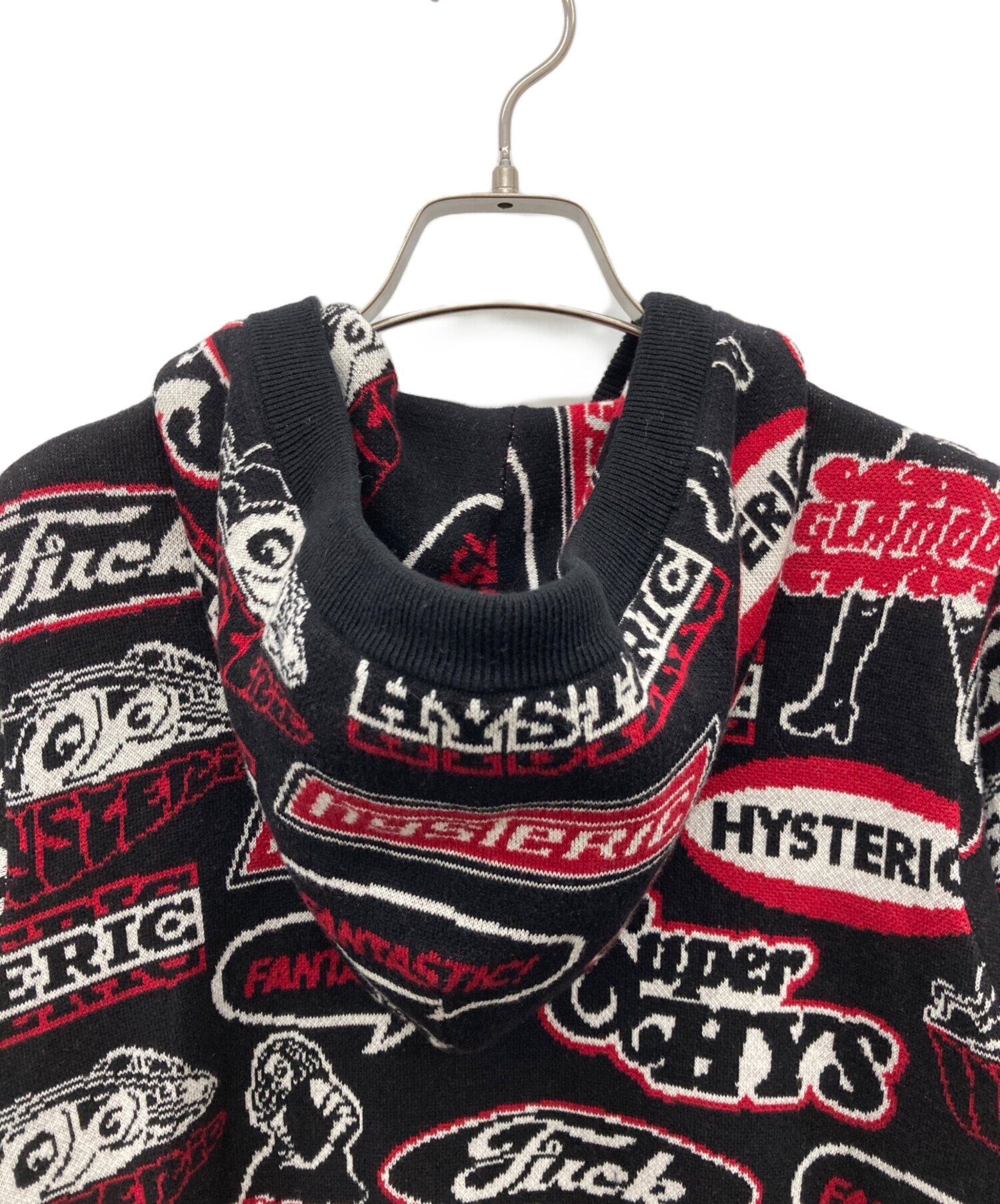 ヒステリックグラマー FANTASTIC BOX柄ジャカード ショート丈パーカー 中古・古着通販】Hysteric Glamour (ヒステリックグラマー) FANTASTIC