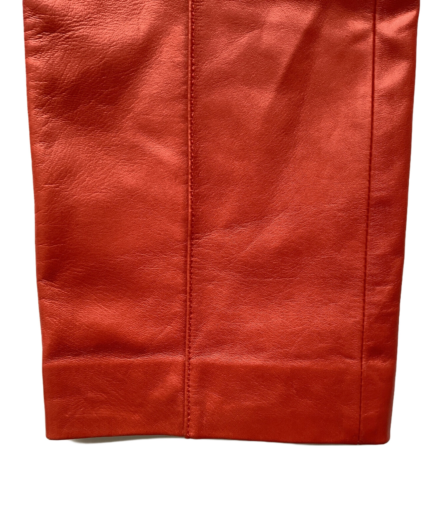 中古・古着通販】BOTTEGA VENETA (ボッテガベネタ) シープレザーパンツ 