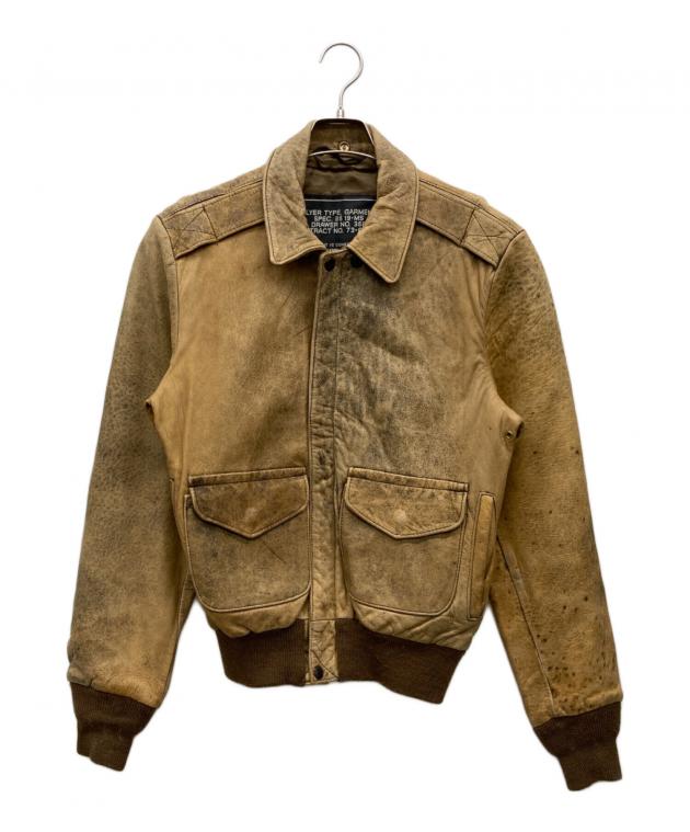Schott 675 G-1 フライトジャケット 38サイズ SCHOTT [ショット] 675 G-1 GOATSKIN ブラウン-Jalana