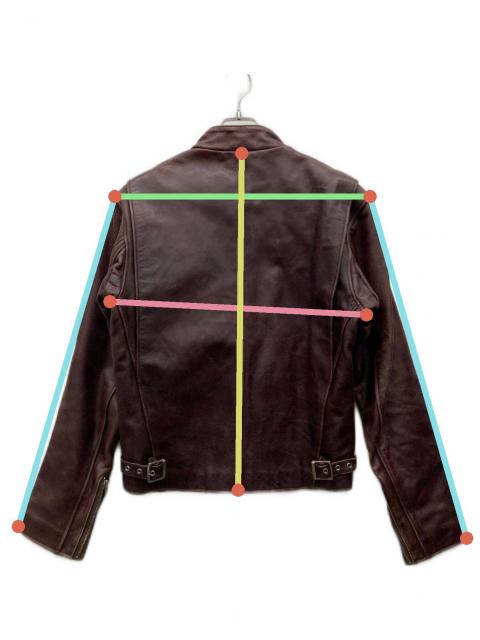 中古・古着通販】ART GLENHILL (アートグレンヒル) レザーライダース