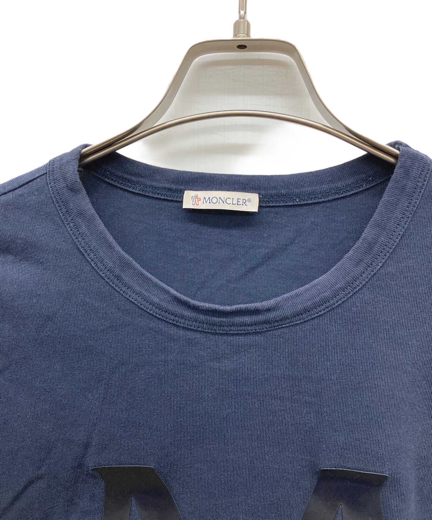 中古・古着通販】MONCLER (モンクレール) MAGLIA T-SHIRT ネイビー