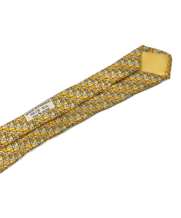 中古・古着通販】HERMES (エルメス) ネクタイ イエロー サイズ:なし