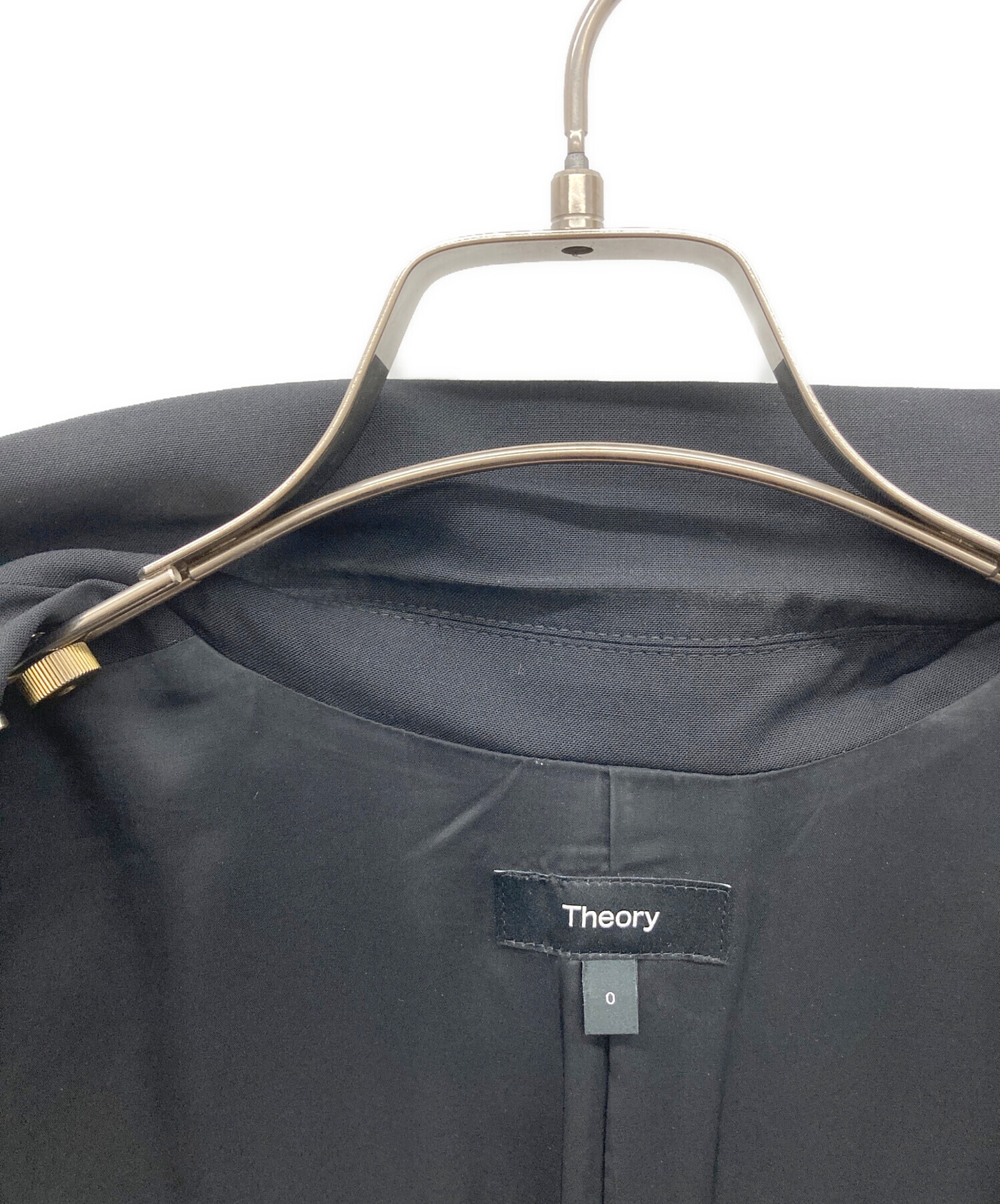 中古・古着通販】theory (セオリー) 1Bテーラードジャケット ブラック 