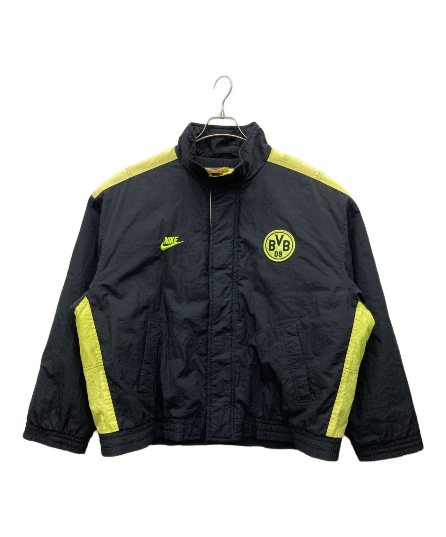 90s　ナイキ NIKE キルティング 中綿 ドカジャン ボンバージャケット 90年代 90s ナイキ スポーツ 黒 ブラック ボンバージャケット