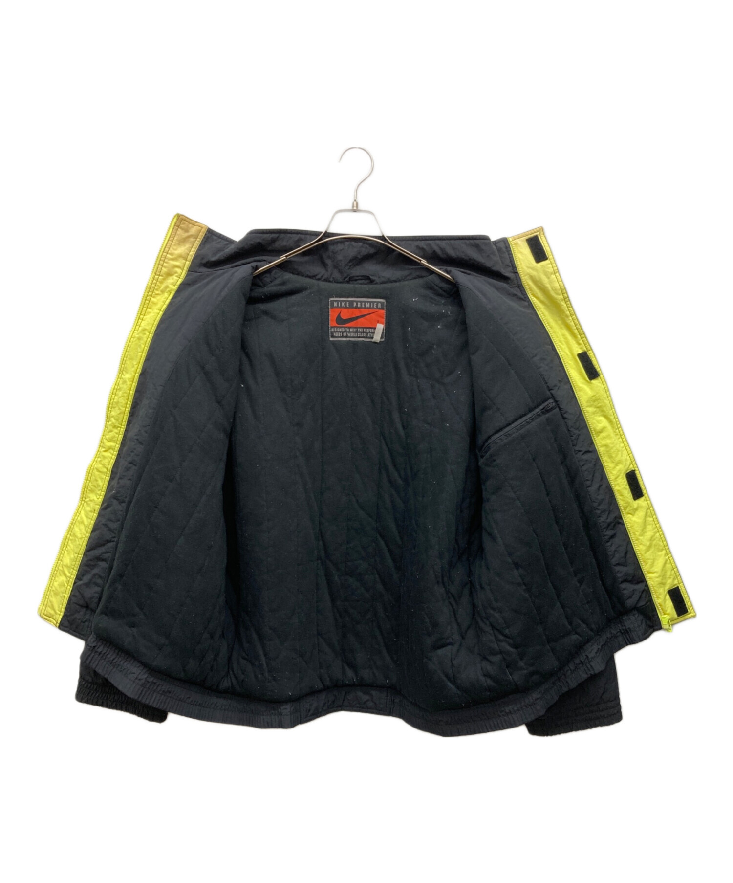 中古・古着通販】NIKE (ナイキ) 90s中綿ナイロンジャケット ブラック