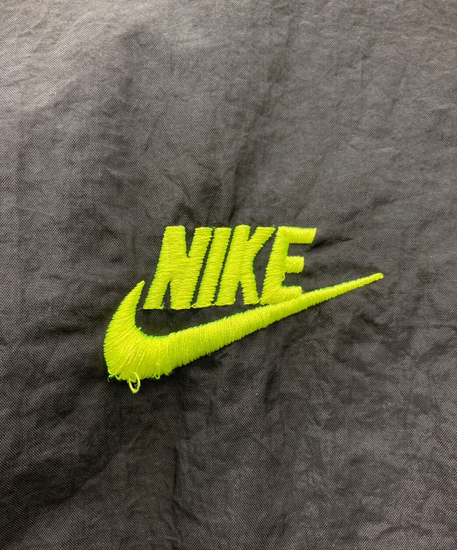 中古・古着通販】NIKE (ナイキ) 90s中綿ナイロンジャケット ブラック