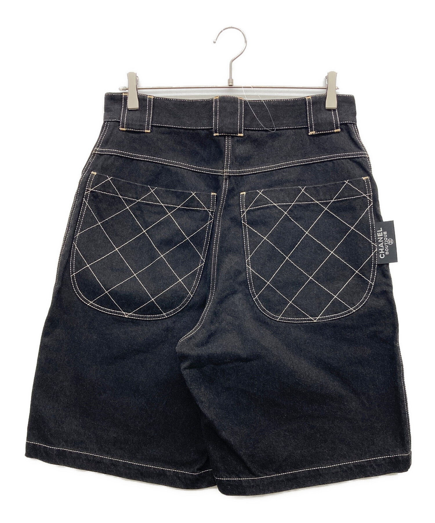 中古・古着通販】CHANEL (シャネル) ワイドショートデニムパンツ