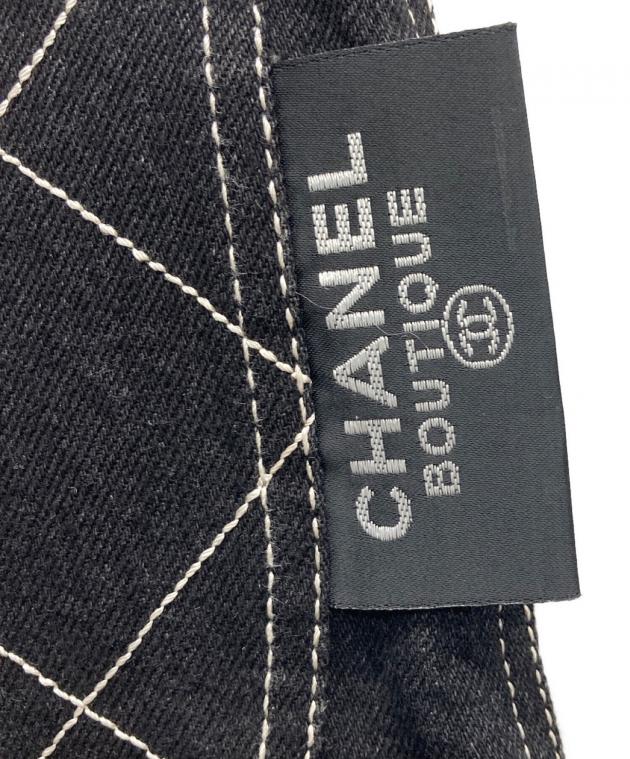 中古・古着通販】CHANEL (シャネル) ワイドショートデニムパンツ