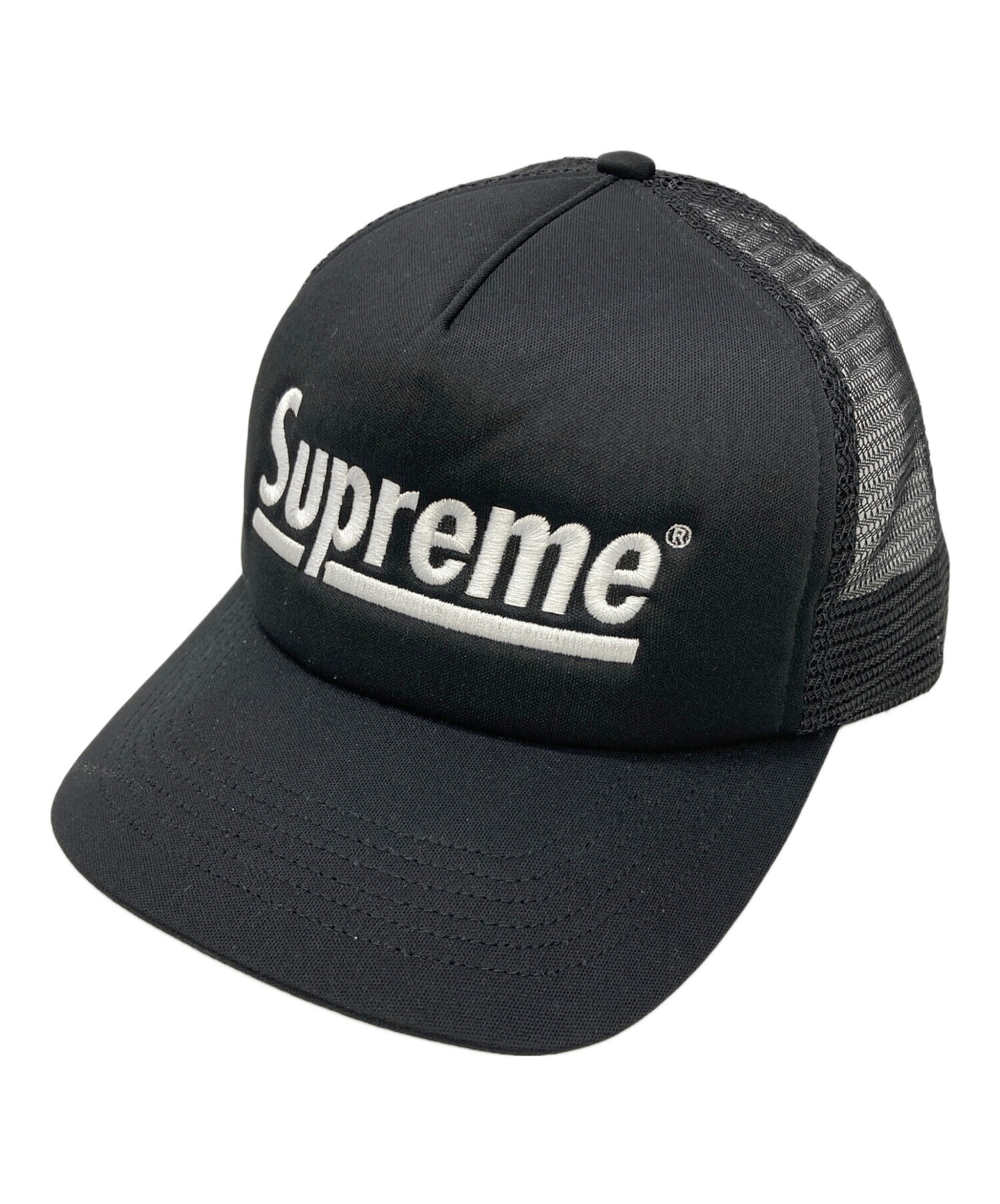 中古・古着通販】SUPREME (シュプリーム) メッシュキャップ ブラック