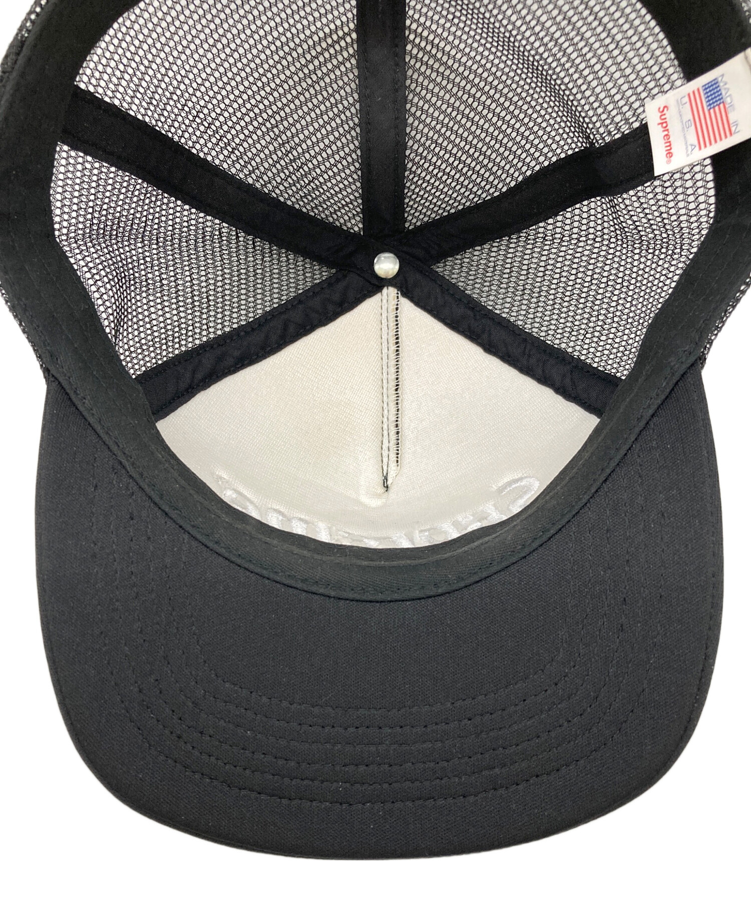 中古・古着通販】SUPREME (シュプリーム) メッシュキャップ ブラック
