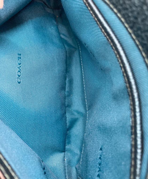 中古・古着通販】COACH (コーチ) スタッズトートバッグ ネイビー 中古・古着通販】COACH (コーチ) スタッズトートバッグ ネイビー