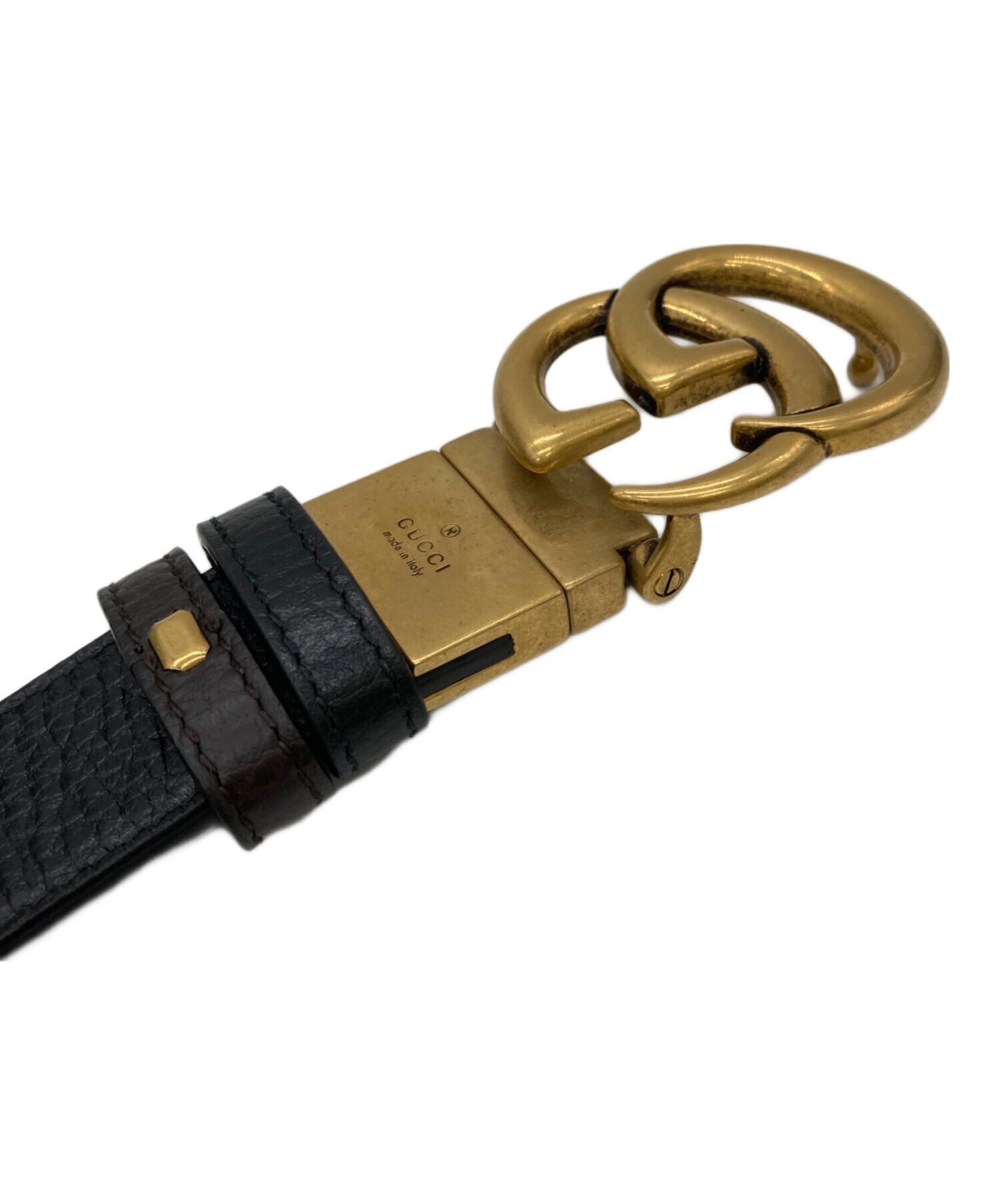 中古・古着通販】GUCCI (グッチ) GGマーモント リバーシブル スリム