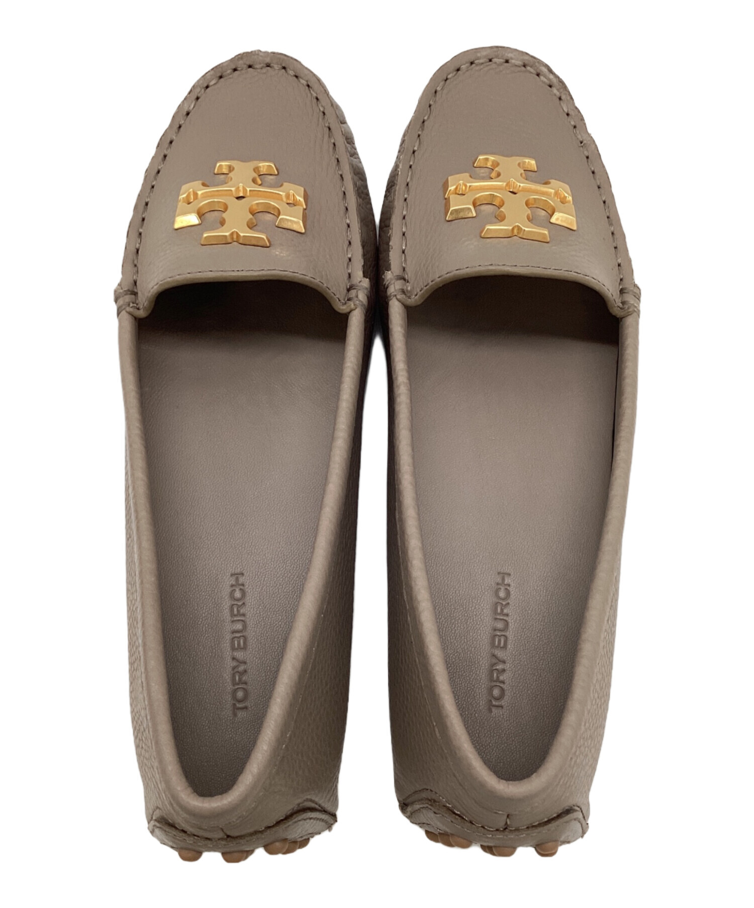 中古・古着通販】TORY BURCH (トリーバーチ) EVERLY DRIVER ベージュ 