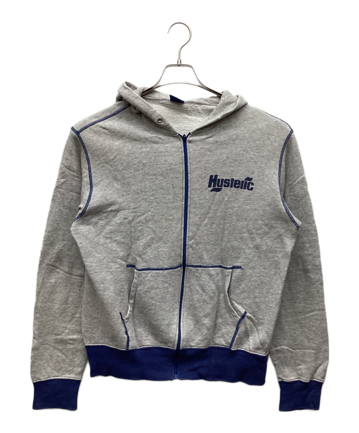 Hysteric Glamour スケルトンパーカー グレー 中古・古着通販】Hysteric Glamour (ヒステリックグラマー) ジップ
