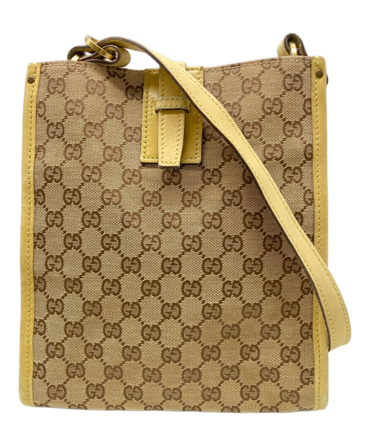 中古・古着通販】GUCCI (グッチ) GGキャンバスショルダーバッグ 