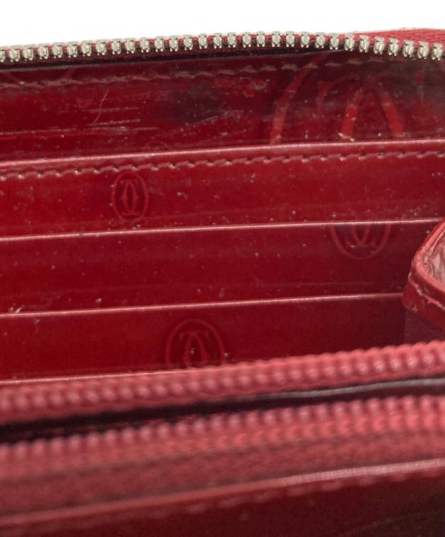 中古・古着通販】Cartier (カルティエ) 長財布 ボルドー｜ブランド