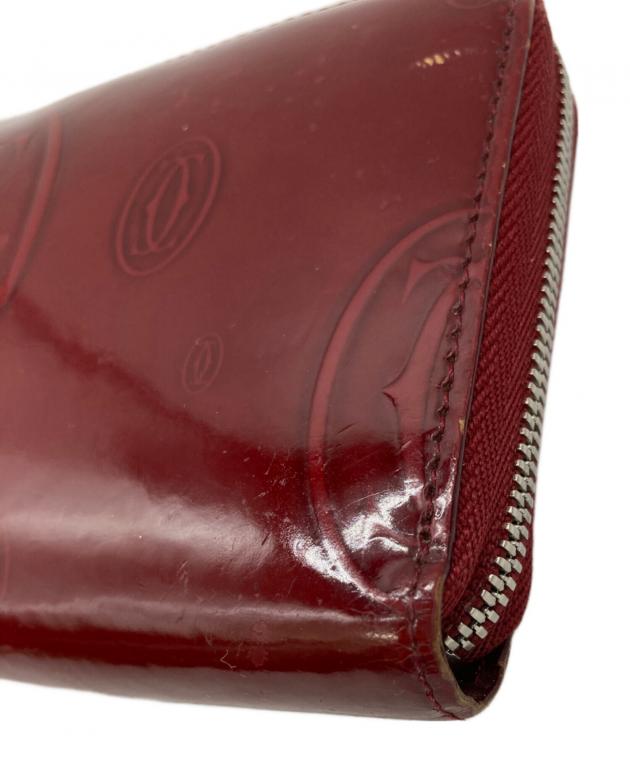 中古・古着通販】Cartier (カルティエ) 長財布 ボルドー｜ブランド