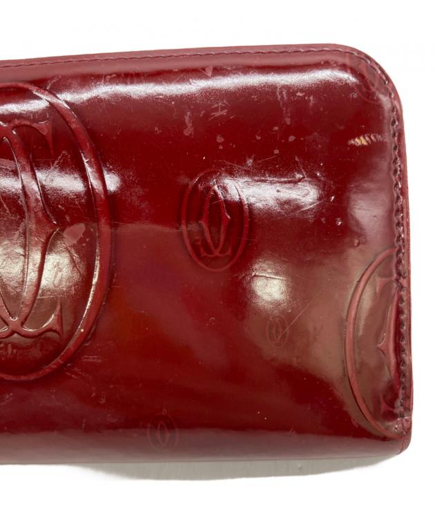 中古・古着通販】Cartier (カルティエ) 長財布 ボルドー｜ブランド