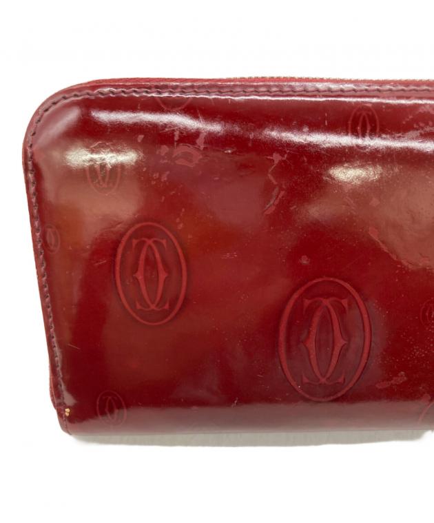 中古・古着通販】Cartier (カルティエ) 長財布 ボルドー｜ブランド