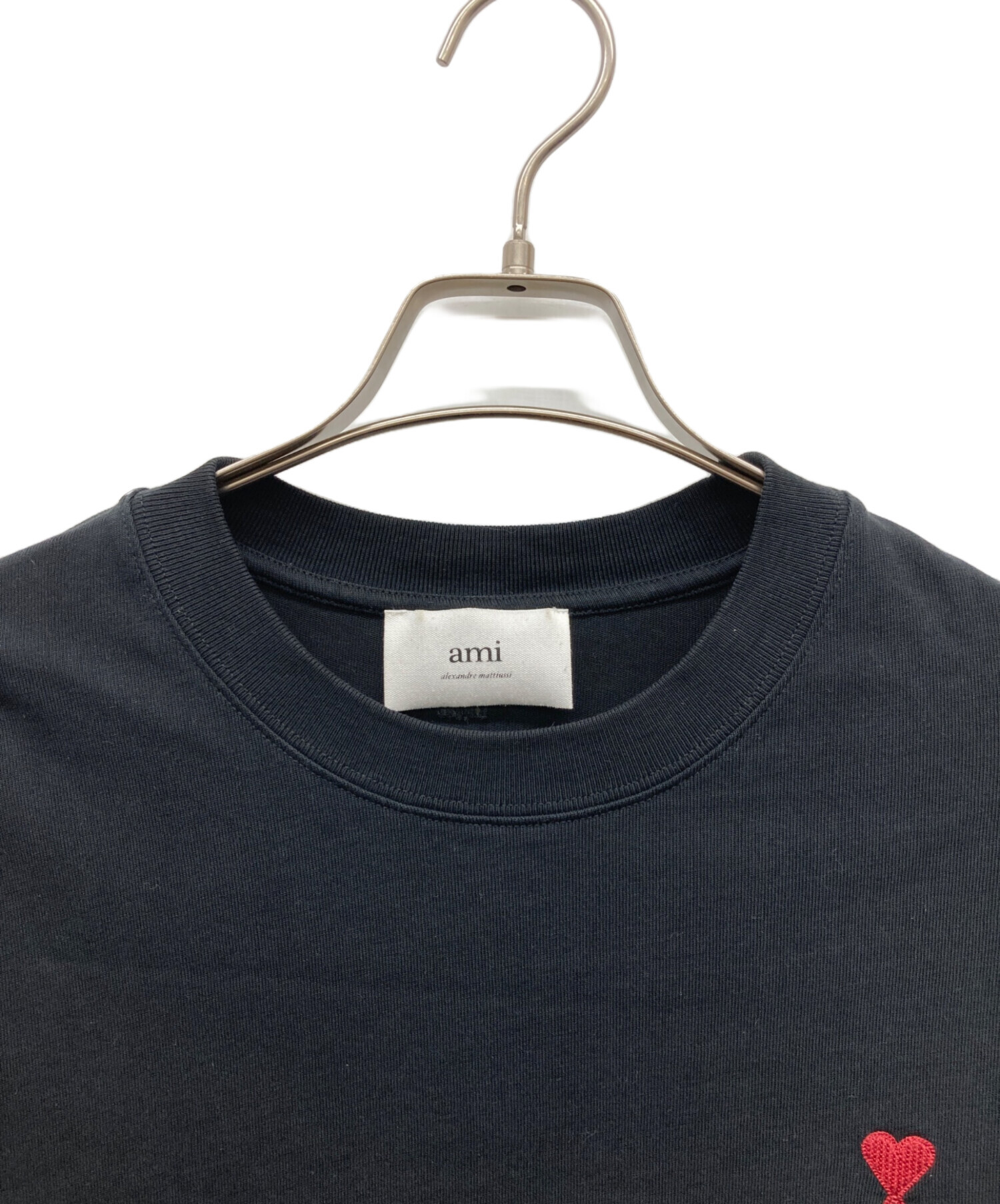 中古・古着通販】AMI PARIS (アミ パリス) ブラック オーガニック