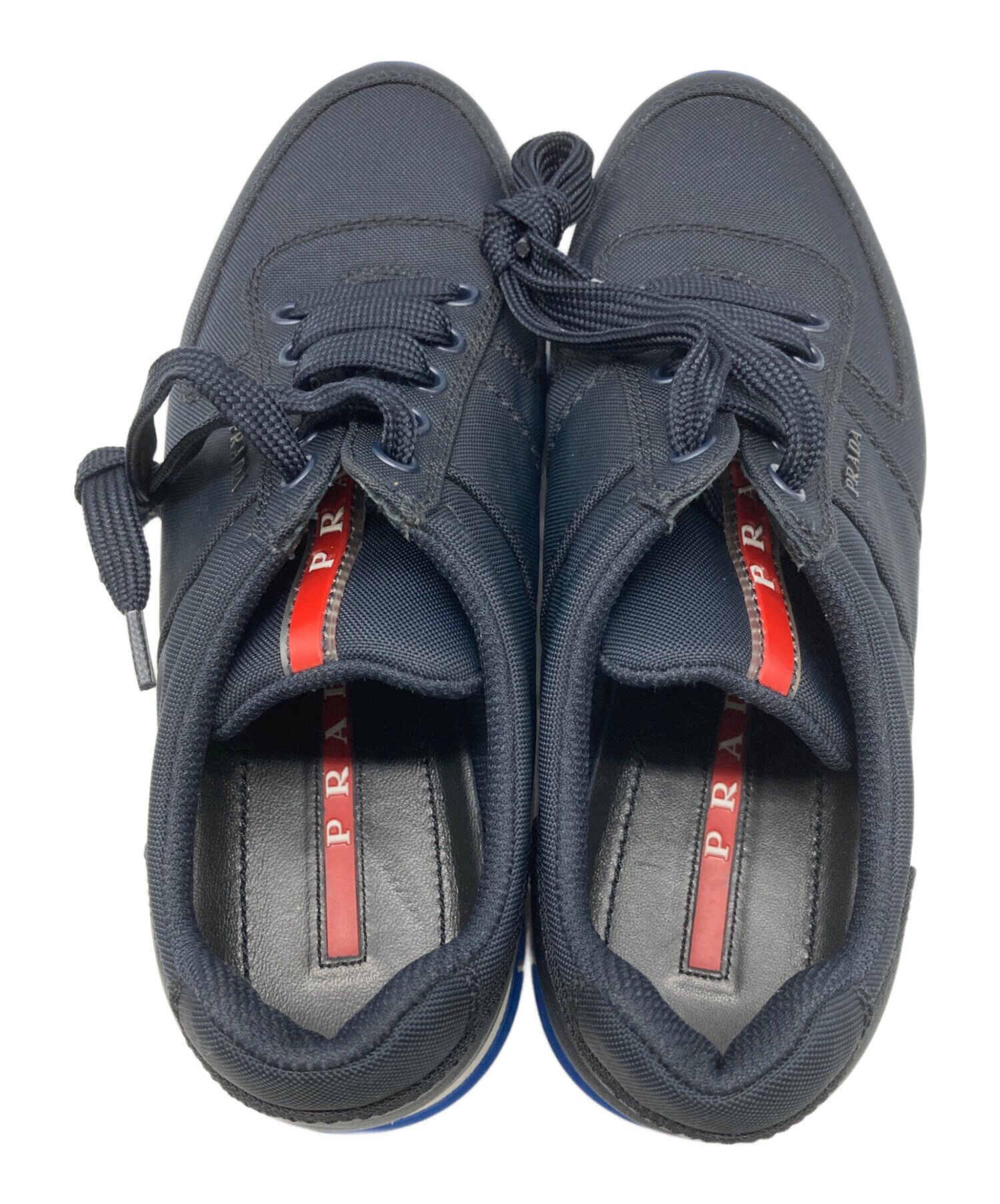 中古・古着通販】PRADA (プラダ) ローカットスニーカー ネイビー