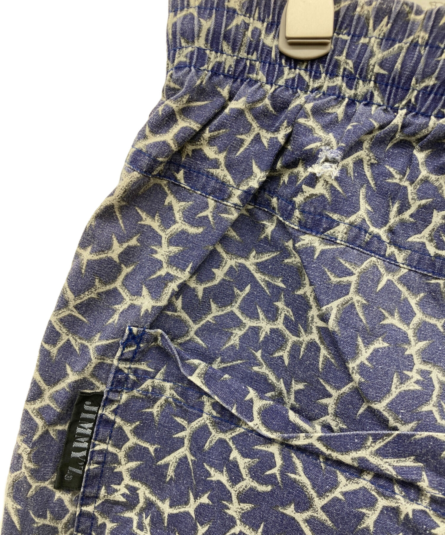 中古・古着通販】JIMMY'Z (ジミーズ) 総柄ハーフパンツ ネイビー