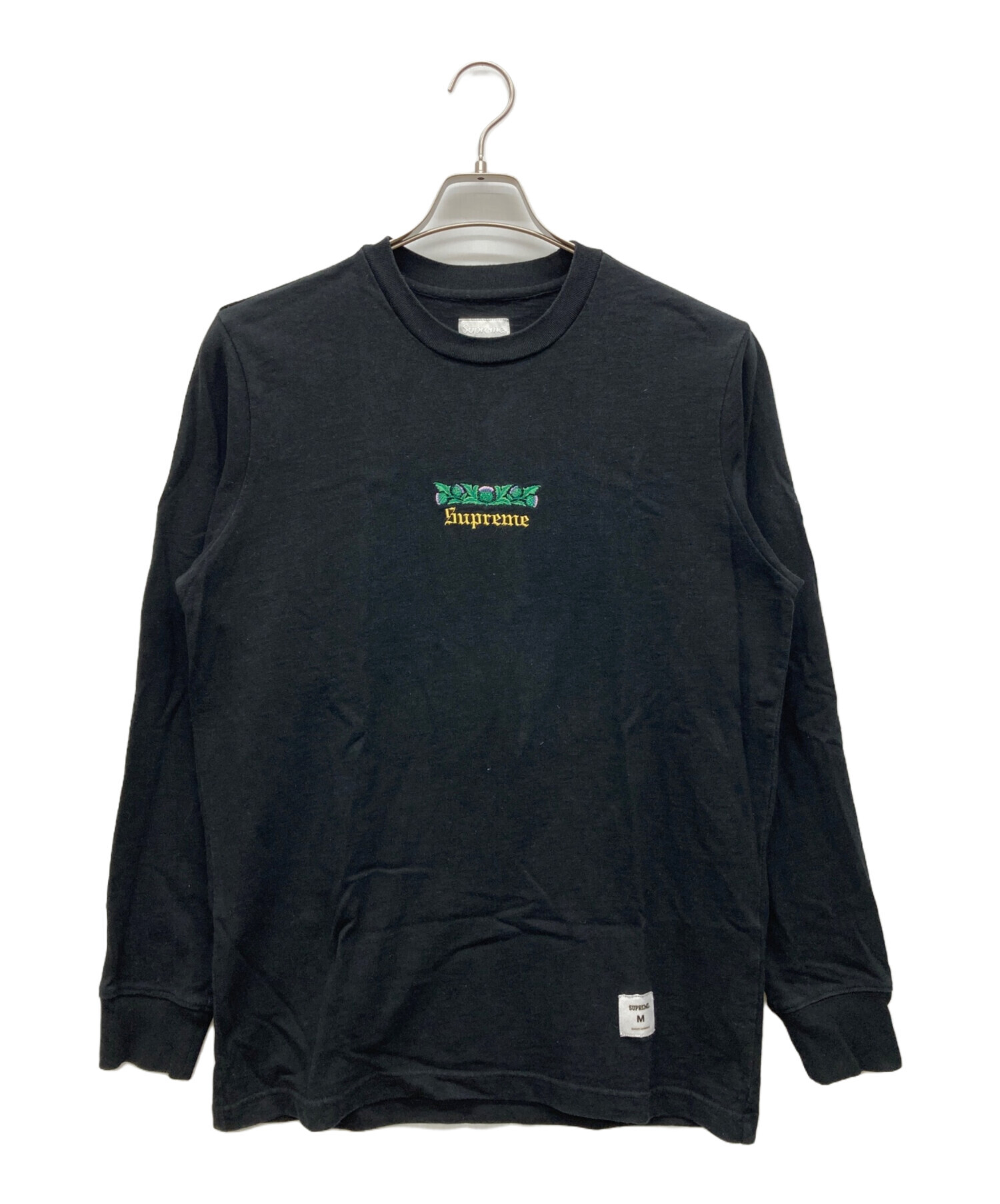 中古・古着通販】Supreme (シュプリーム) 長袖Tシャツ ブラック サイズ 