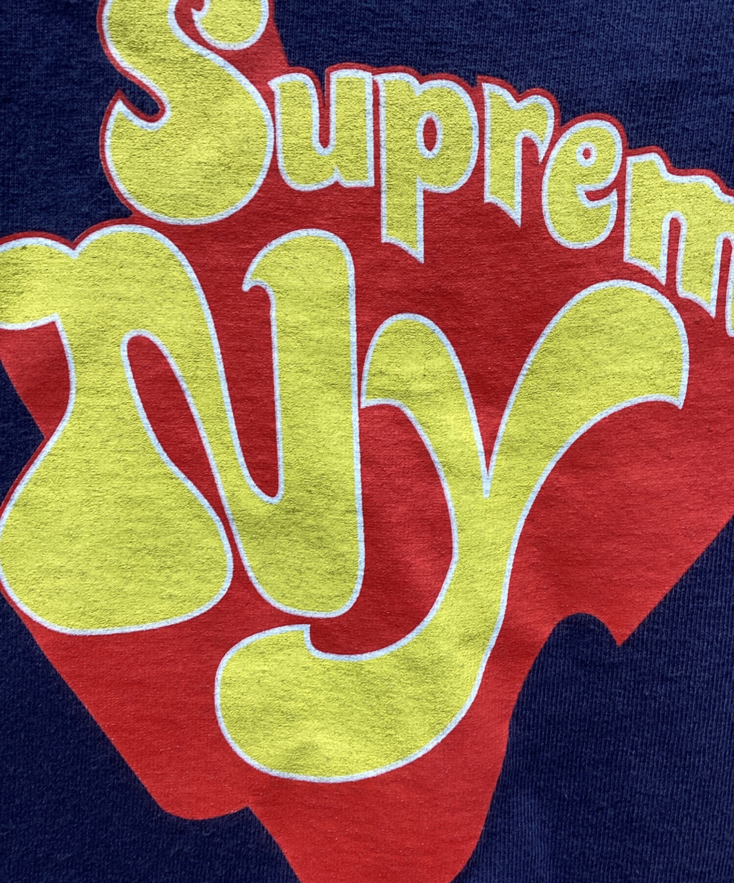 中古・古着通販】SUPREME (シュプリーム) 半袖Tシャツ ネイビー サイズ