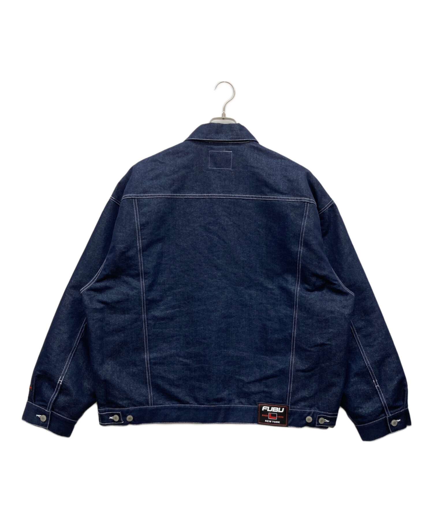 中古・古着通販】FUBU (フブ) メタリックデニムジャケット インディゴ 