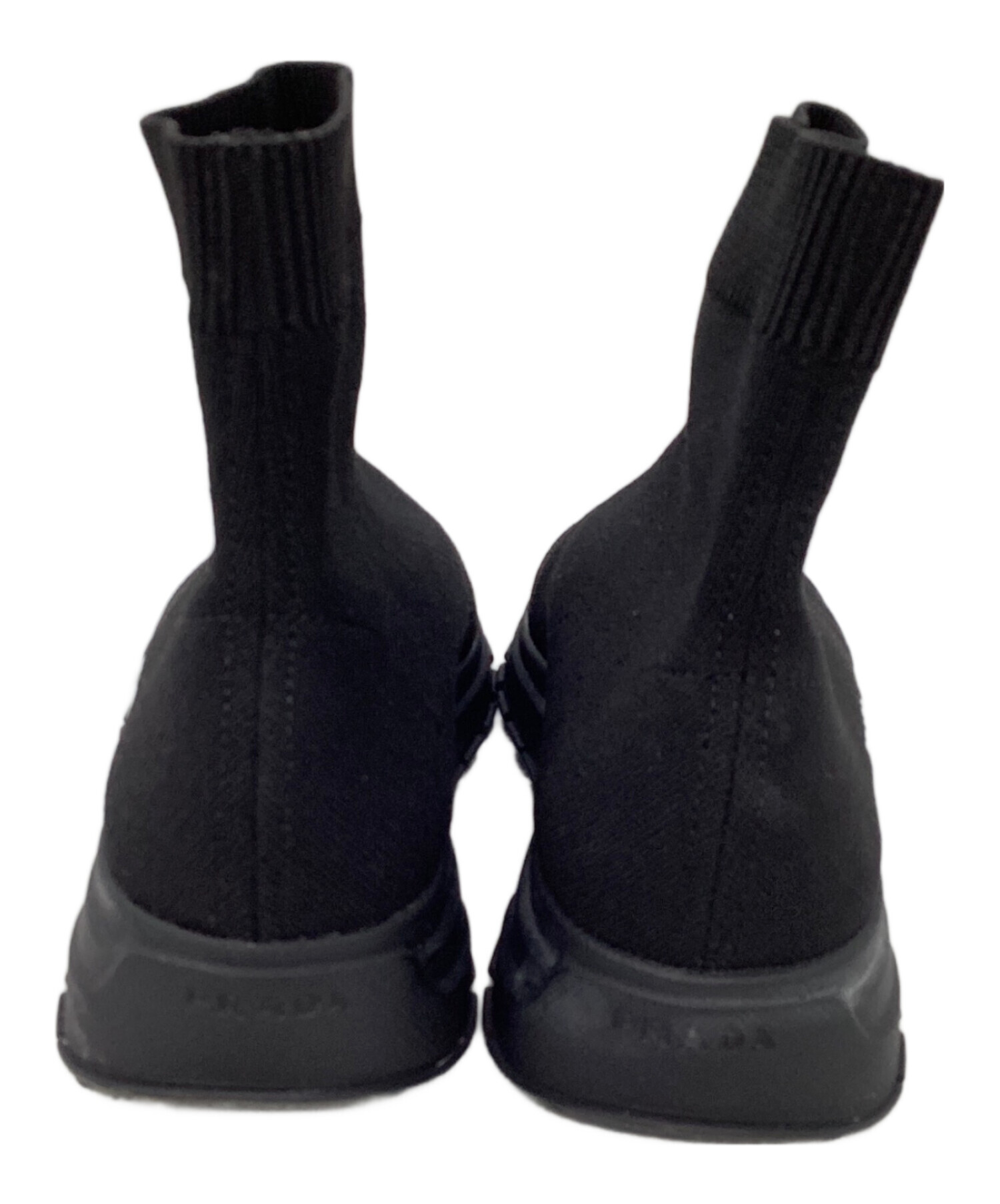 中古・古着通販】PRADA (プラダ) ラバーロゴソックススニーカー