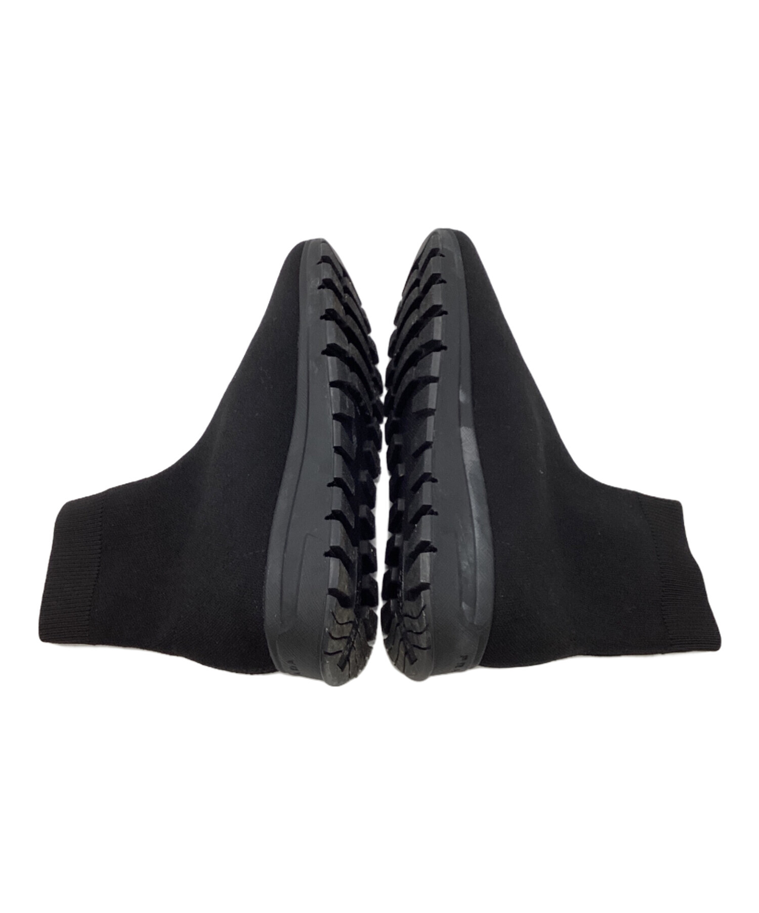 中古・古着通販】PRADA (プラダ) ラバーロゴソックススニーカー