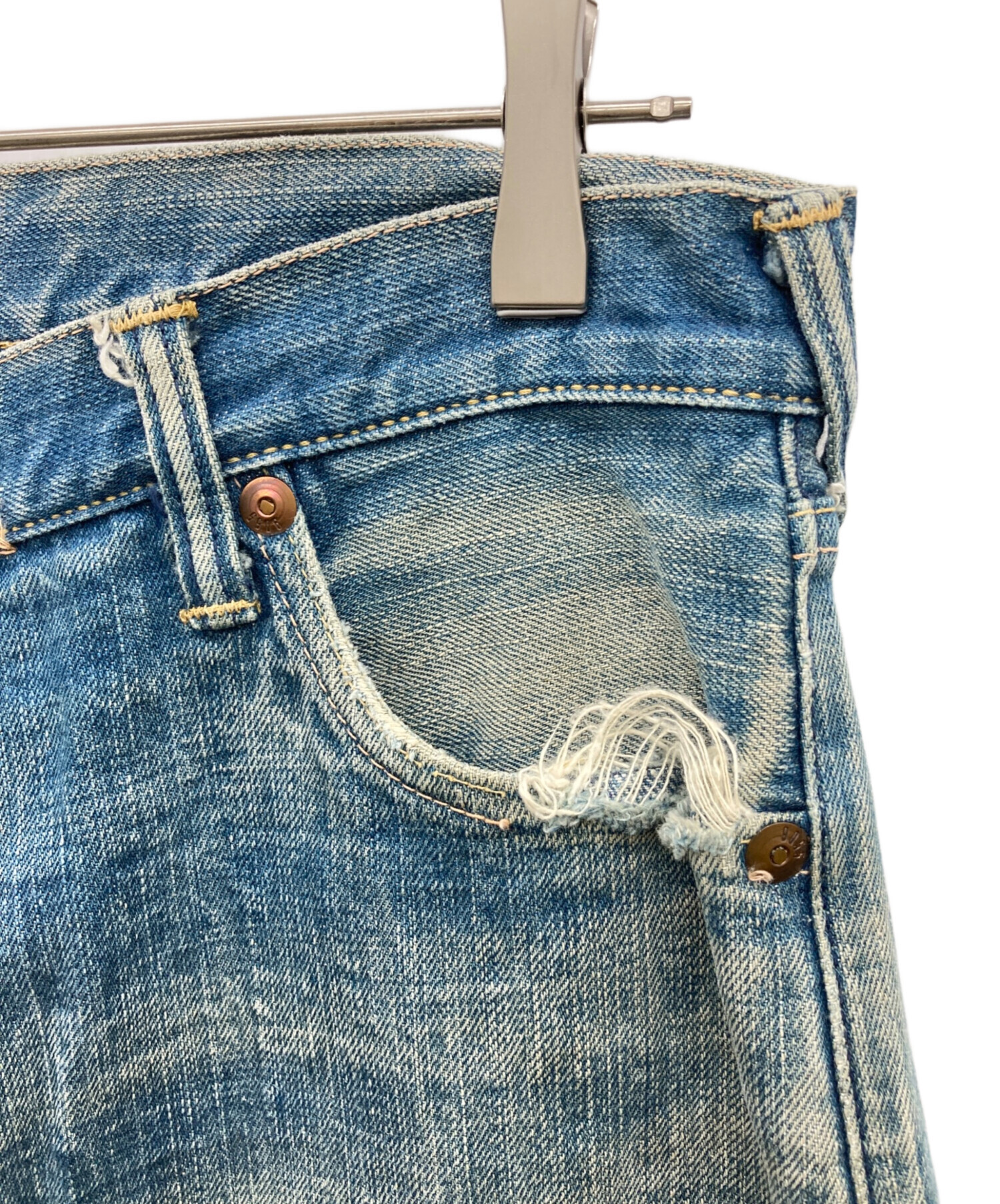 中古・古着通販】EVISU (エヴィス) デニムパンツ インディゴ サイズ:38 