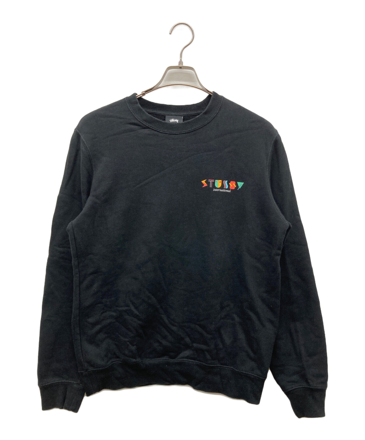 中古・古着通販】stussy (ステューシー) スウェット ブラック サイズ:S 