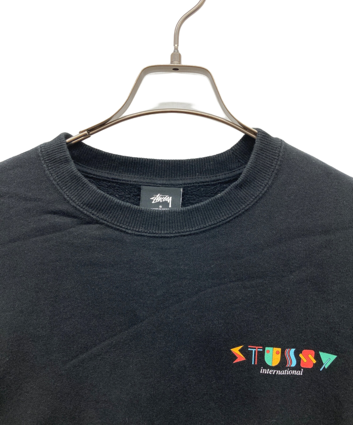 中古・古着通販】stussy (ステューシー) スウェット ブラック サイズ:S 