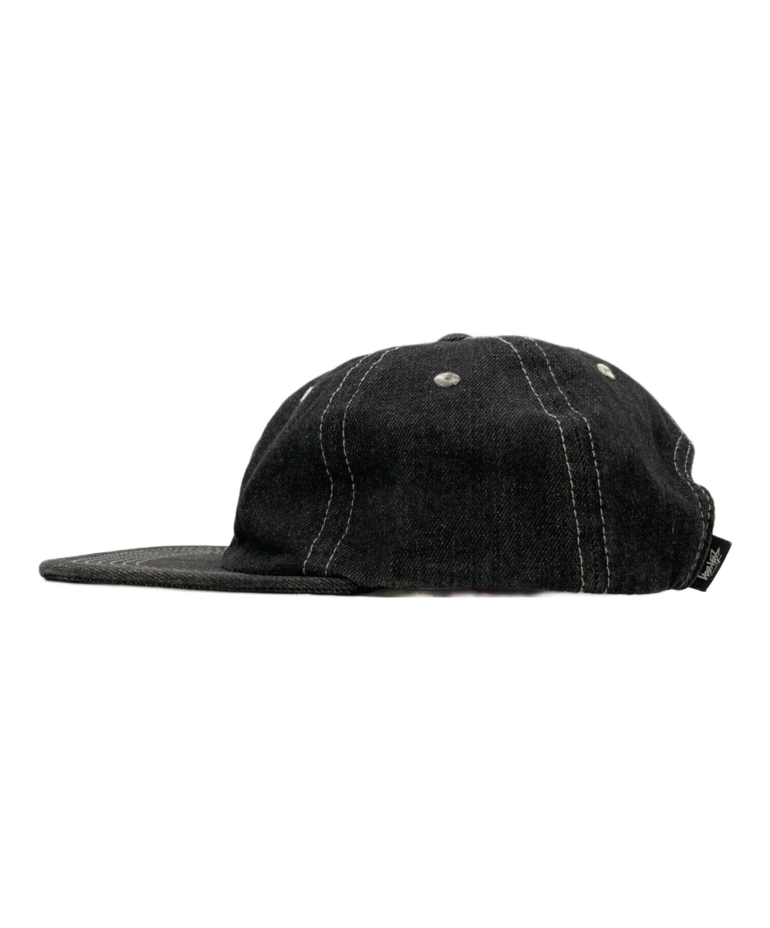 中古・古着通販】stussy (ステューシー) 刺繍ロゴデニムキャップ