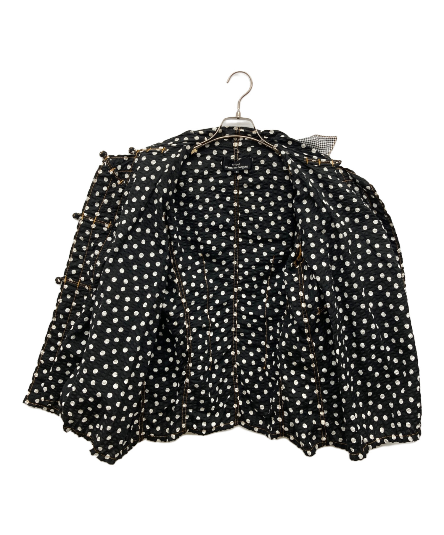 tricot COMME des GARÇONS ドット柄キュプラジャケット S 中古・古着通販】tricot COMME des GARCONS (トリココムデギャルソン