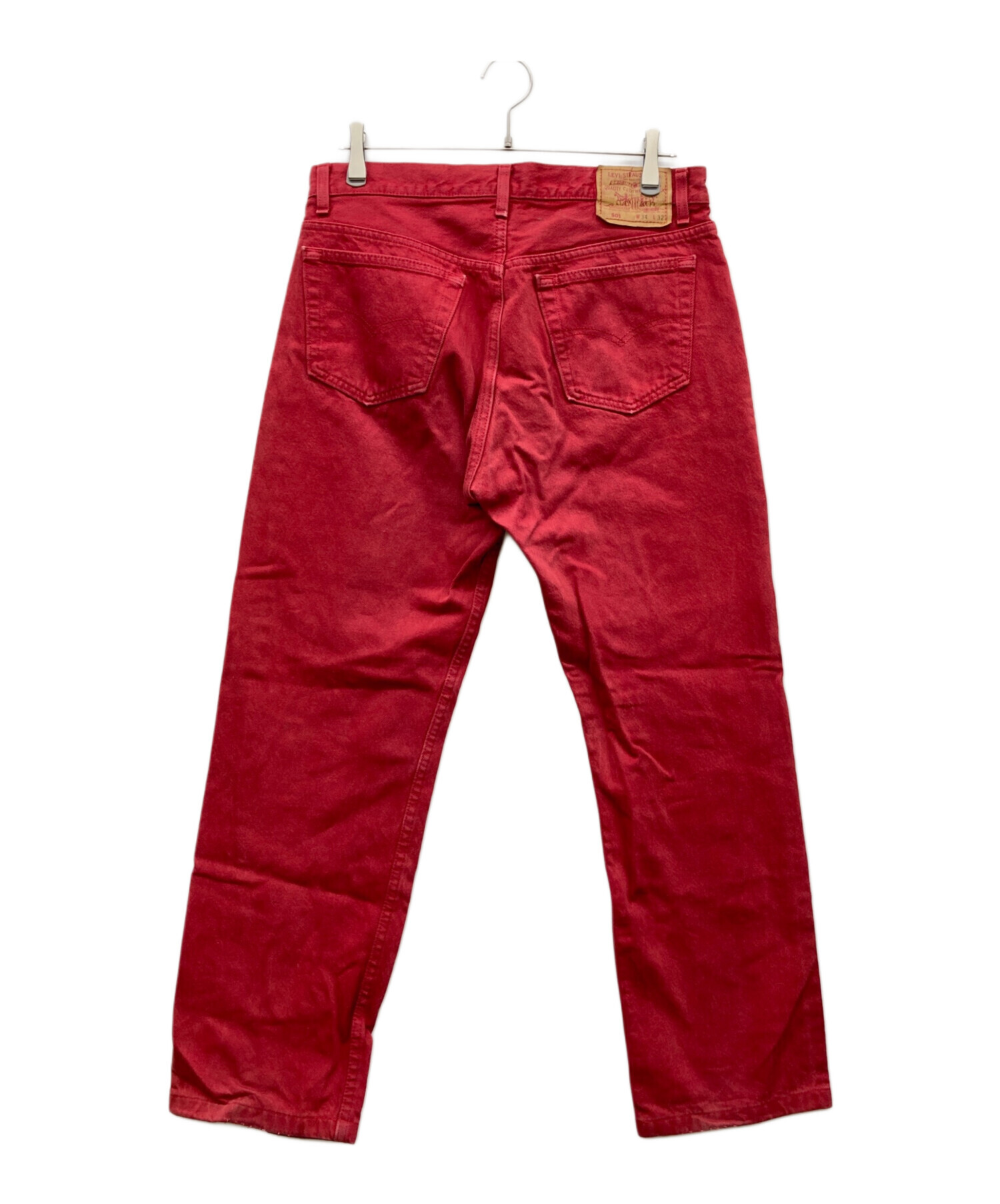 中古・古着通販】LEVI'S (リーバイス) 501 カラーデニムパンツ レッド