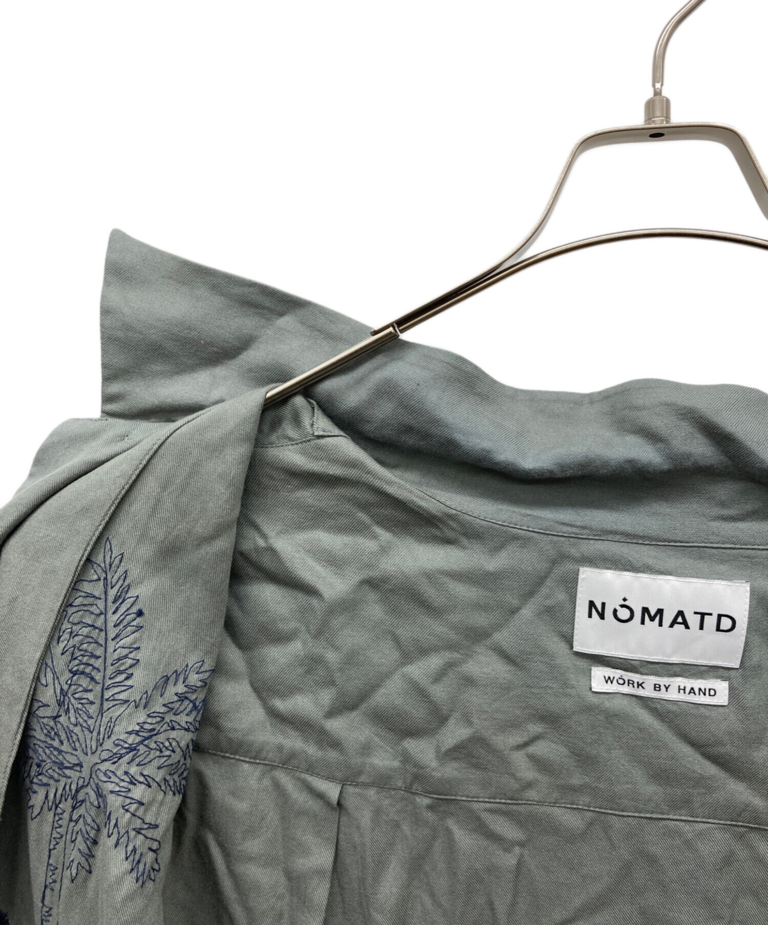 中古・古着通販】NOMA t.d. (ノーマティーディー) 刺繍半袖シャツ 