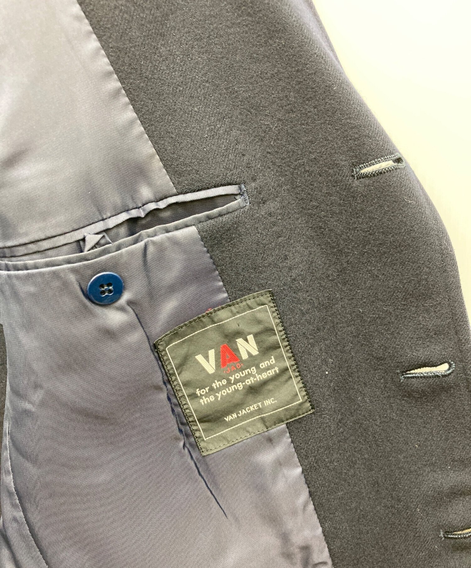 中古・古着通販】VAN (ヴァン) 金釦テーラードジャケット ネイビー