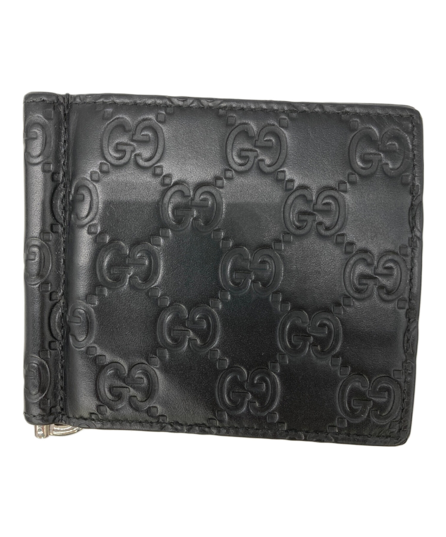 中古・古着通販】GUCCI (グッチ) GGマネークリップ ブラック｜ブランド