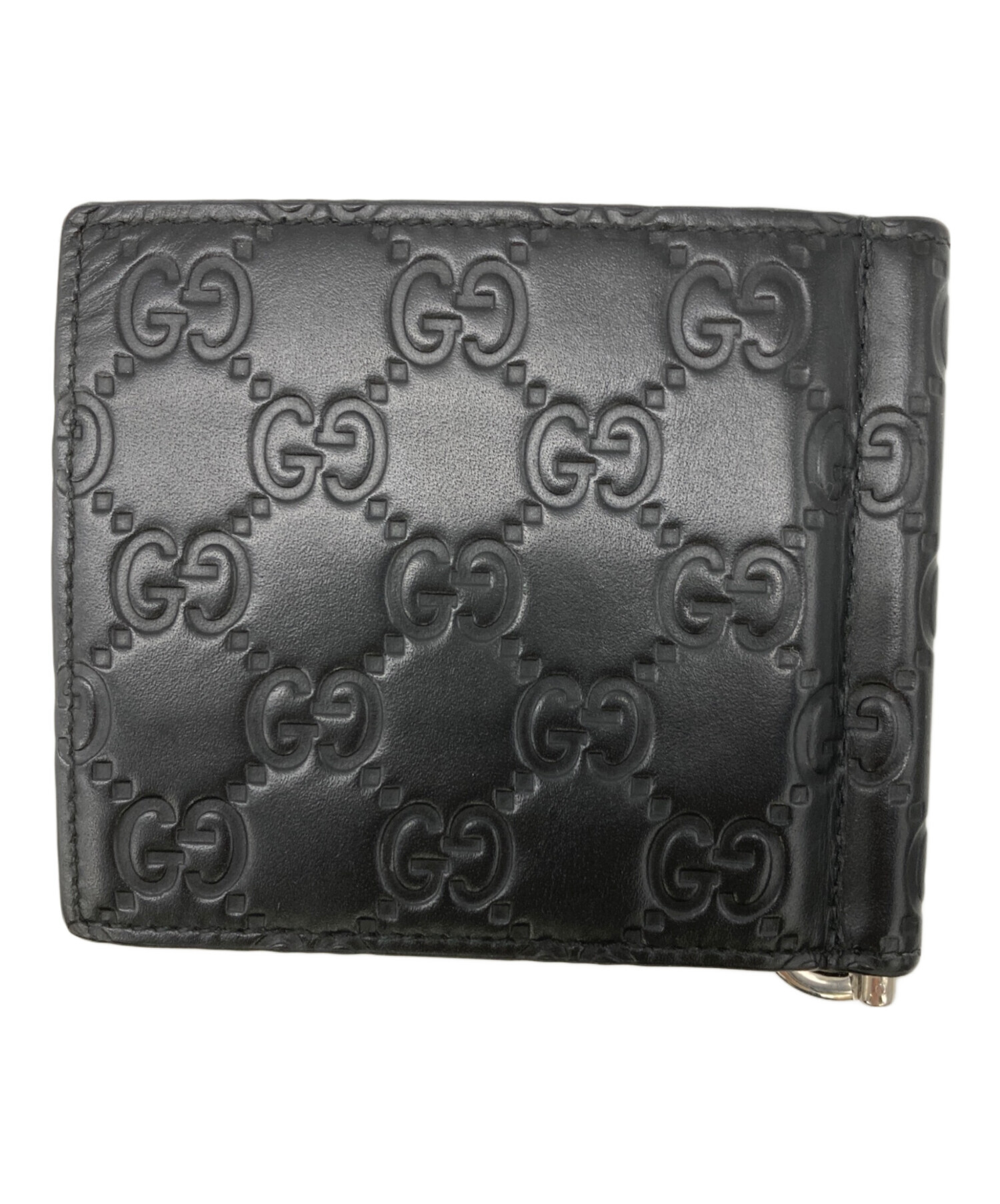 中古・古着通販】GUCCI (グッチ) GGマネークリップ ブラック｜ブランド