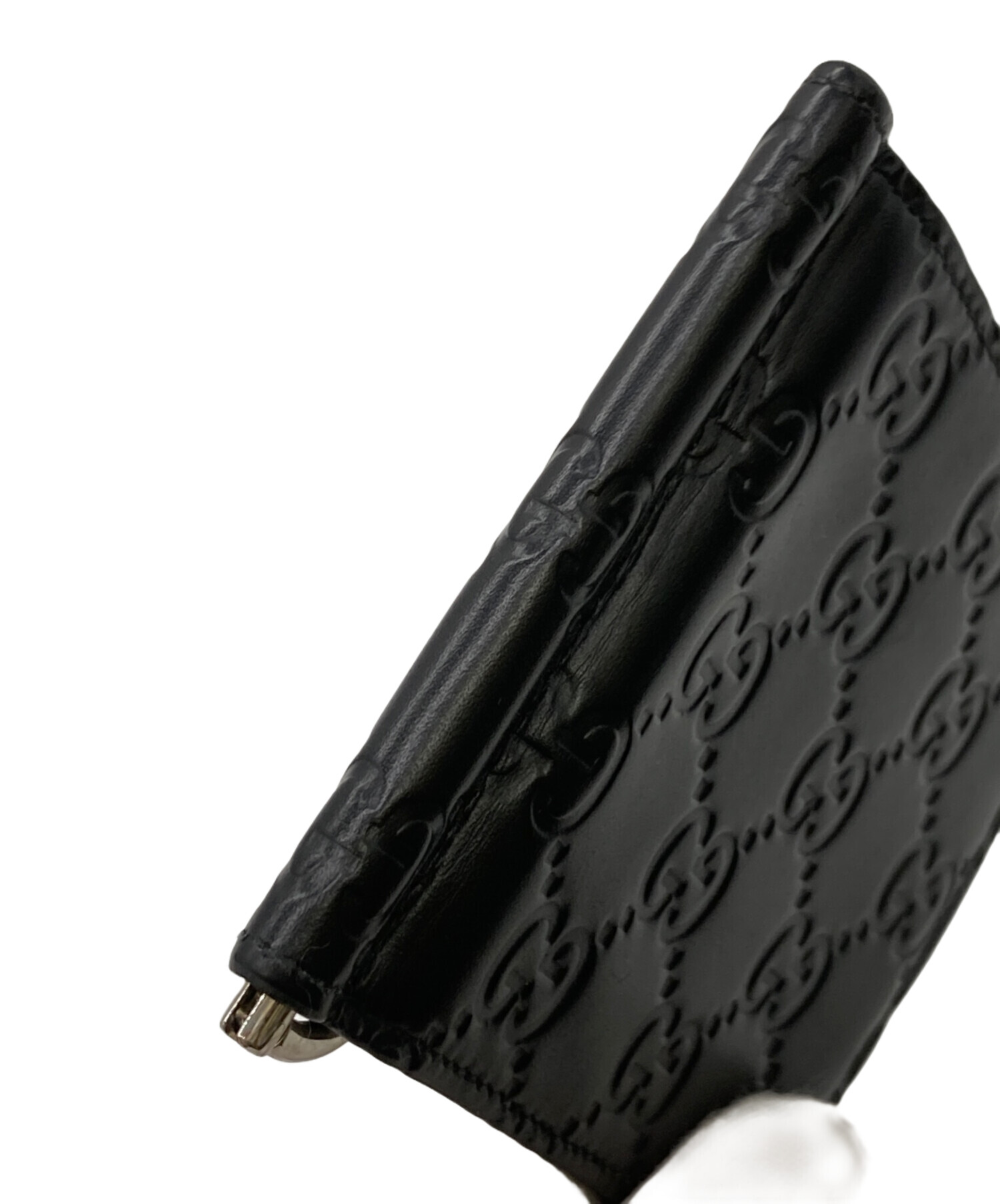 中古・古着通販】GUCCI (グッチ) GGマネークリップ ブラック｜ブランド