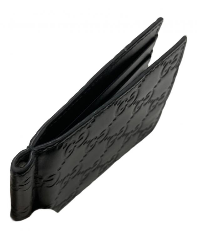中古・古着通販】GUCCI (グッチ) GGマネークリップ ブラック｜ブランド