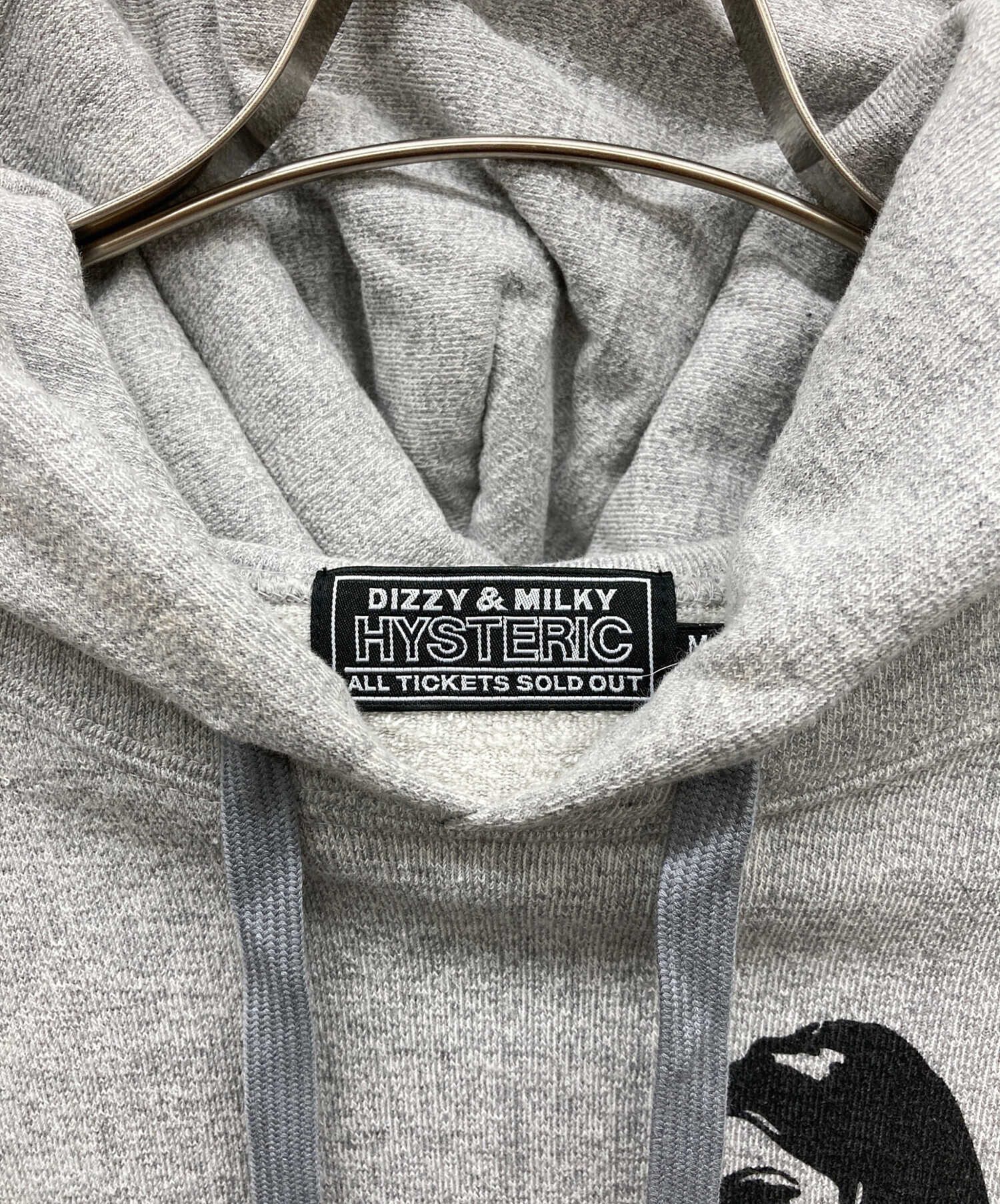 HYSTERIC GLAMOUR ヒステリックグラマー パーカー M グレー 【古着】【中古】【送料無料】 中古・古着通販】Hysteric Glamour (ヒステリックグラマー) ガール