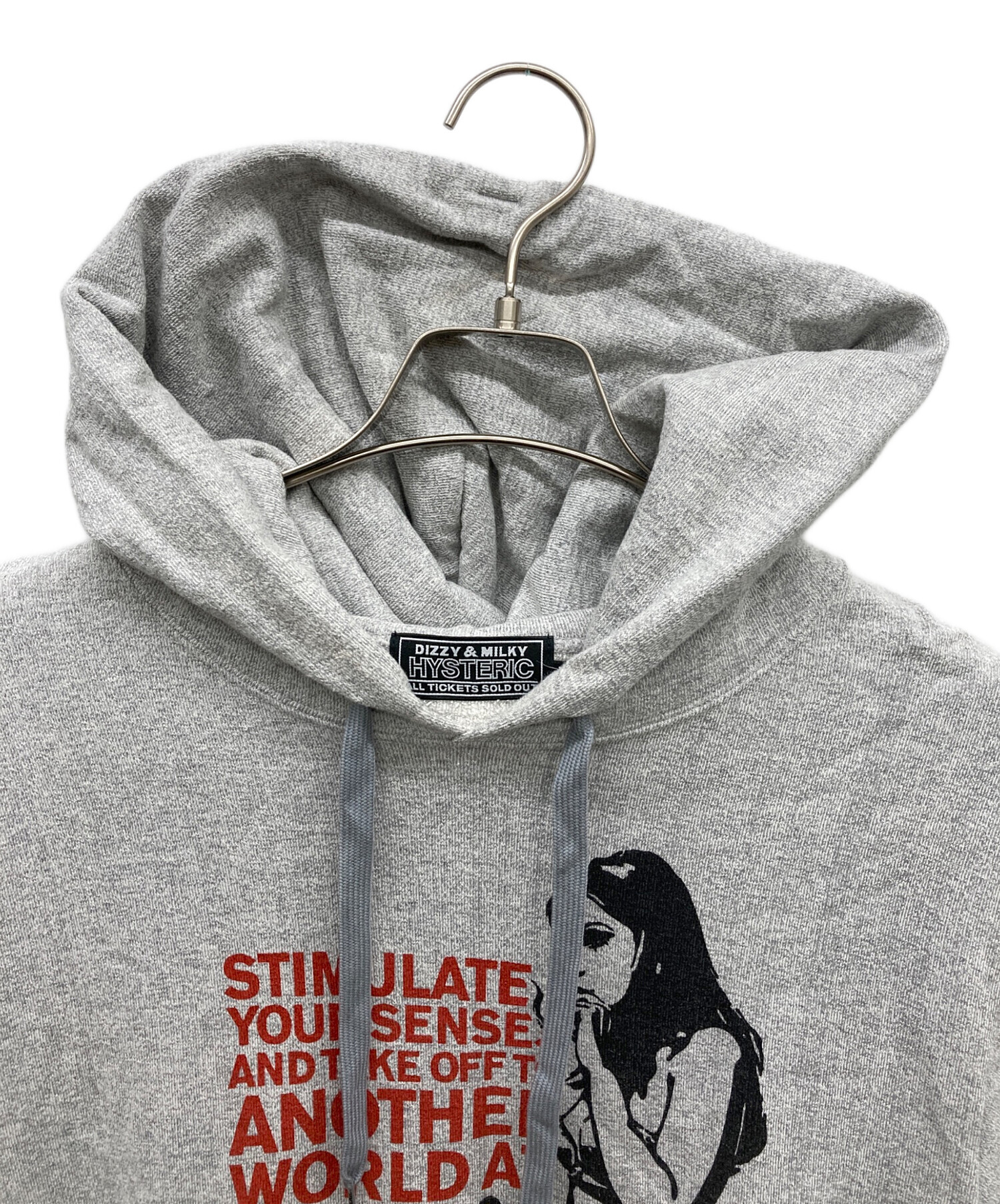 HYSTERIC GLAMOUR ヒステリックグラマー パーカー F グレー 【古着】【中古】 中古・古着通販】Hysteric Glamour (ヒステリックグラマー) SMOKING